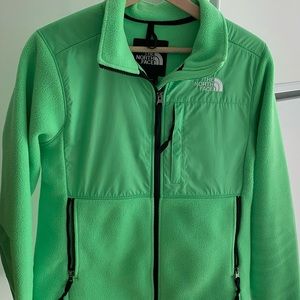 RARE The North Face Denali Polartec jacket Chlorophyll green
